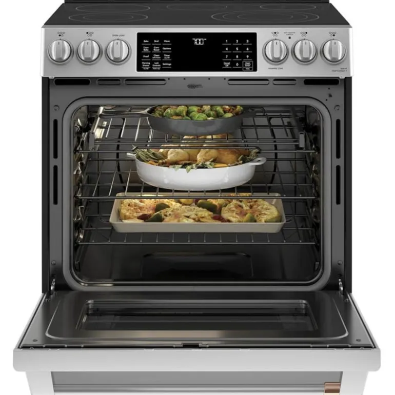 CAFE Range Stainless Steel 30" Electric Glass-Ceramic - CCES700P2MS1