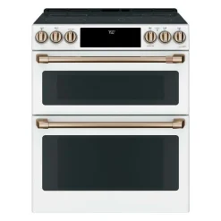 CAFE Range White 30" Electric Glass-Ceramic - CCES750P4MW2