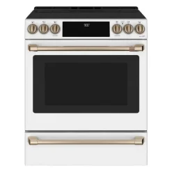 CAFE Range White 30" Electric Induction - CCHS900P4MW2