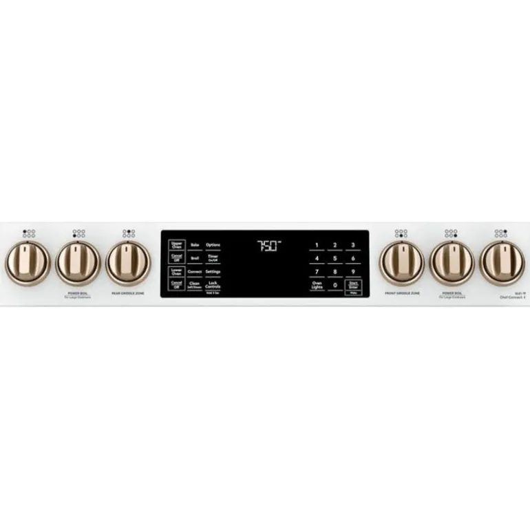 CAFE Range White 30" Gaz Gas - CCGS750P4MW2