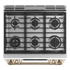 CAFE Range White 30" Gaz Gas - CCGS700P4MW2