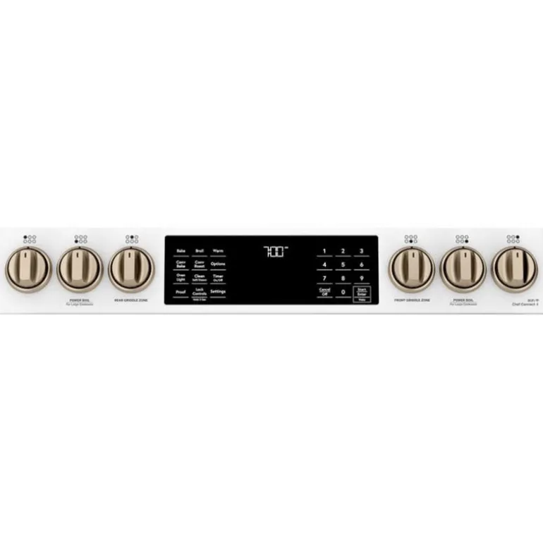 CAFE Range White 30" Gaz Gas - CCGS700P4MW2