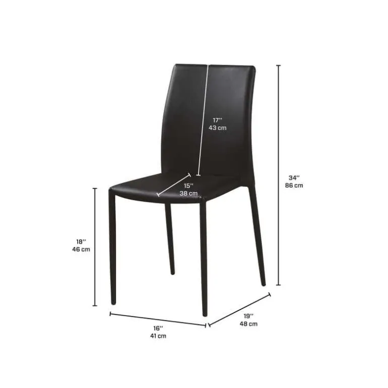 Chairs (Set of 2) - Black