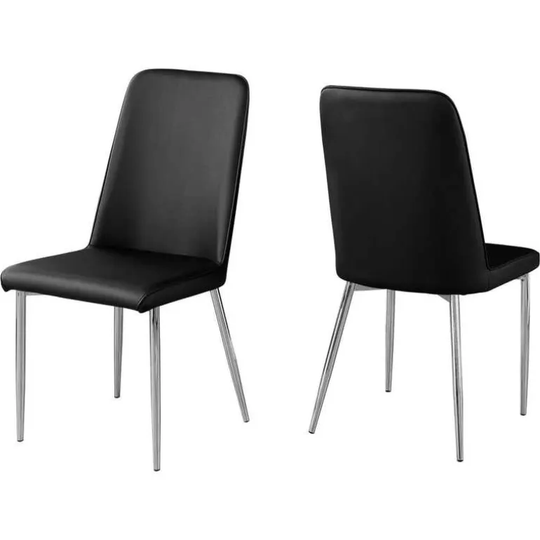 Chairs (Set of 2) - Black - Monarch