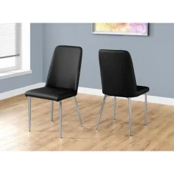 Chairs (Set of 2) - Black - Monarch