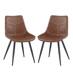 Chairs (Set of 2) - Brown