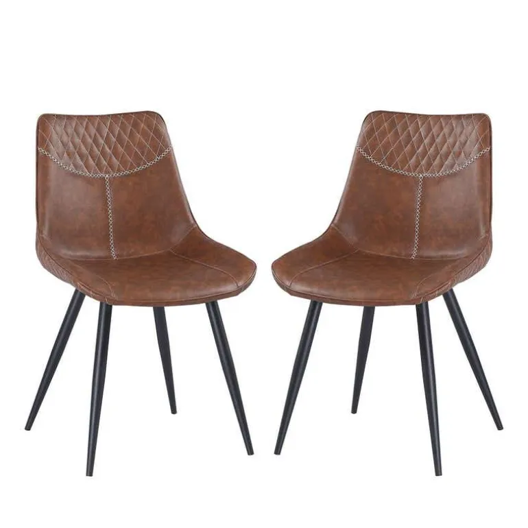 Chairs (Set of 2) - Brown