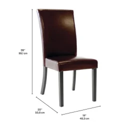 Chairs (Set of 2) - Brown