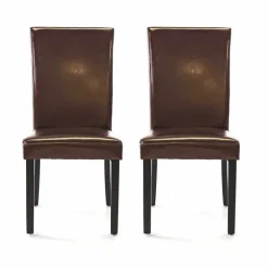 Chairs (Set of 2) - Brown