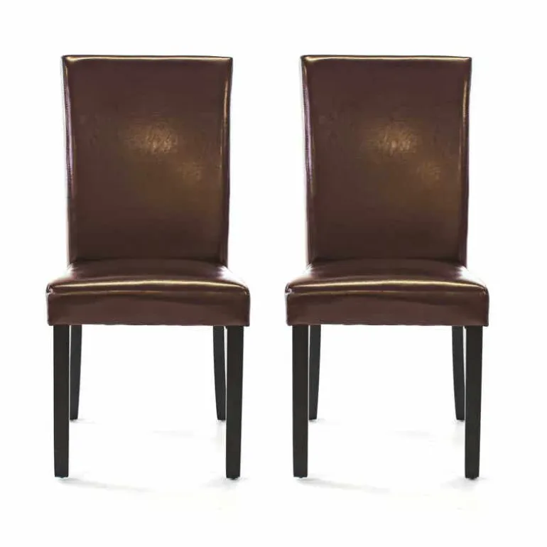 Chairs (Set of 2) - Brown
