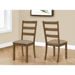 Chairs (Set of 2) - Brown - Monarch
