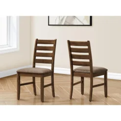 Chairs (Set of 2) - Brown - Monarch