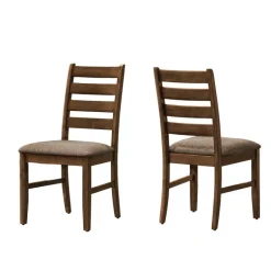 Chairs (Set of 2) - Brown - Monarch