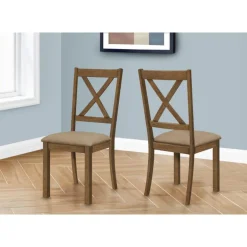 Chairs (Set of 2) - Brown - Monarch