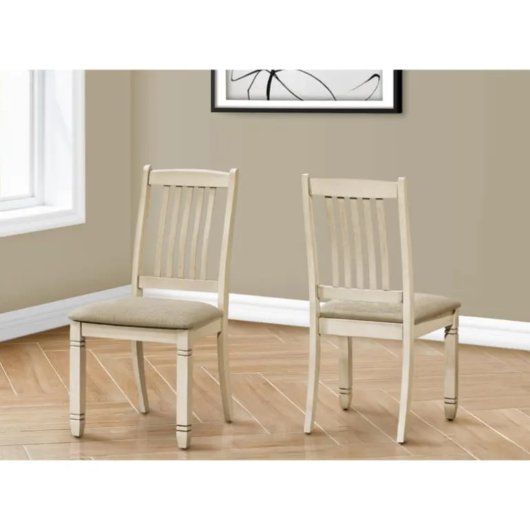 Chairs (Set of 2) - Cream - Monarch