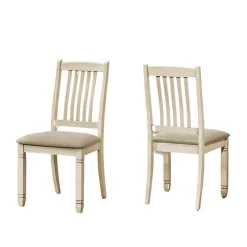 Chairs (Set of 2) - Cream - Monarch