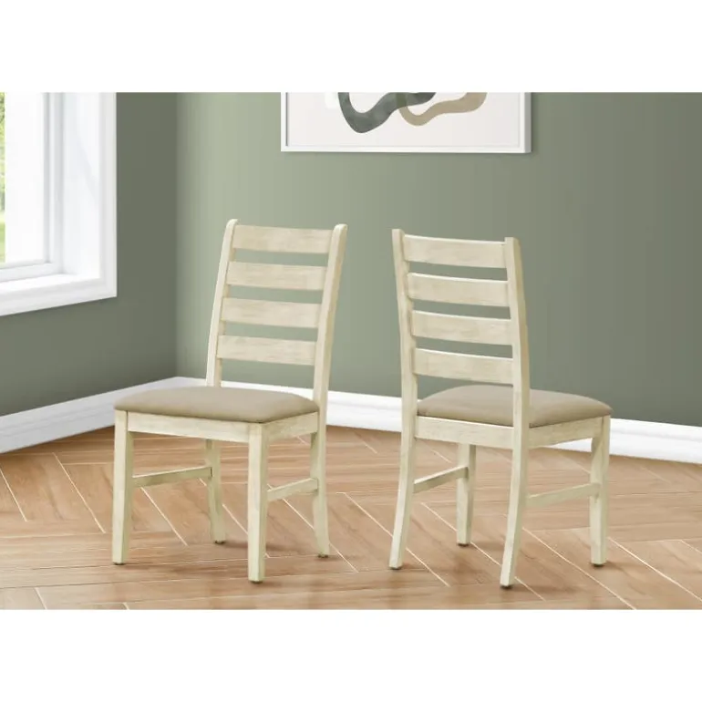 Chairs (Set of 2) - Cream - Monarch