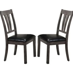 Chairs (Set of 2) - Dark Brown