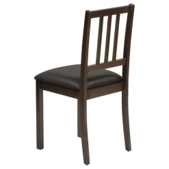 Chairs (Set of 2) - Dark Brown - Monarch