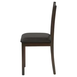 Chairs (Set of 2) - Dark Brown - Monarch
