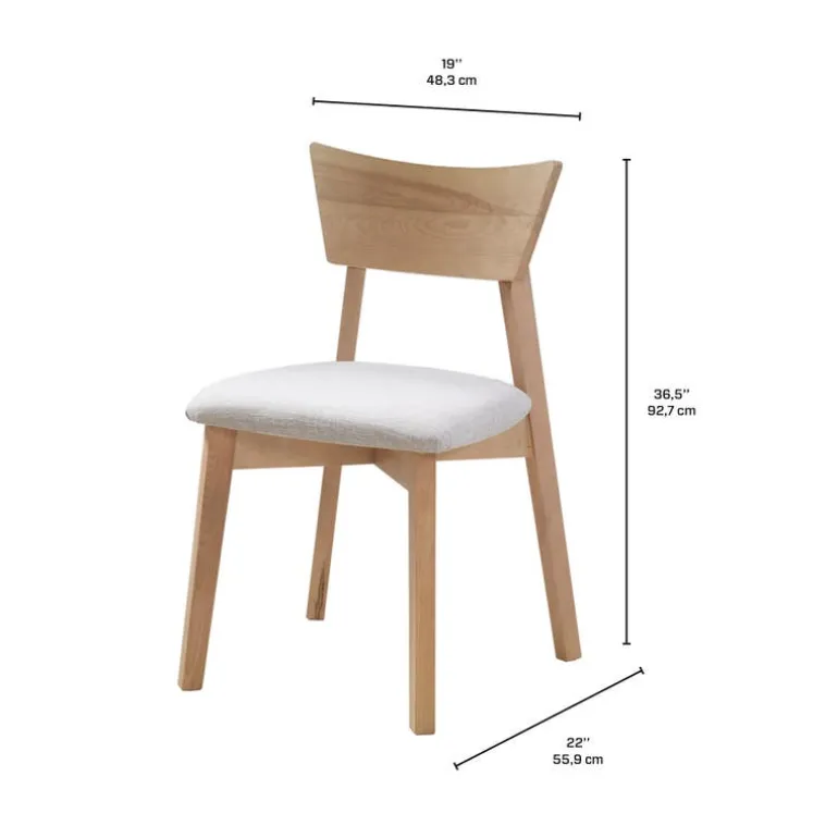Chairs (Set of 2) - Greige