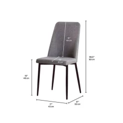 Chairs (Set of 2) - Grey