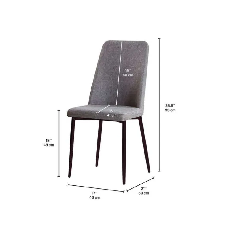 Chairs (Set of 2) - Grey
