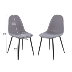 Chairs (Set of 2) - Grey