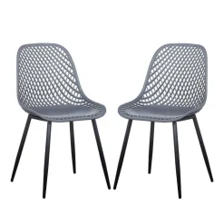 Chairs (Set of 2) - Grey