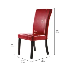 Chairs (Set of 2) - Red