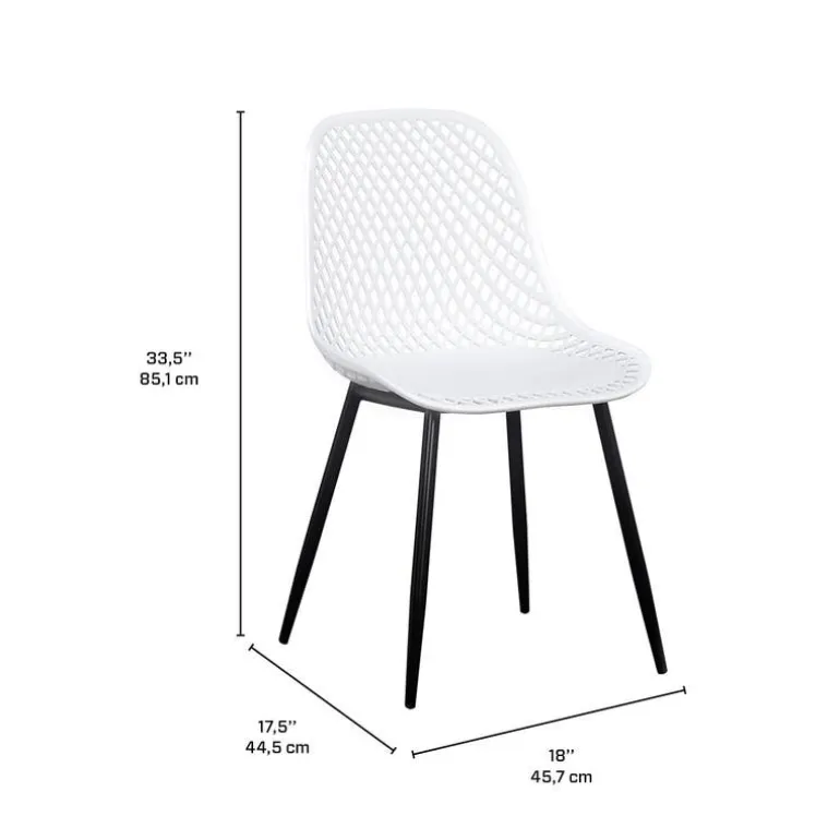 Chairs (Set of 2) - White