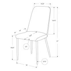 Chairs (Set of 2) - White - Monarch