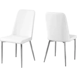 Chairs (Set of 2) - White - Monarch