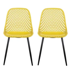 Chairs (Set of 2) - Yellow
