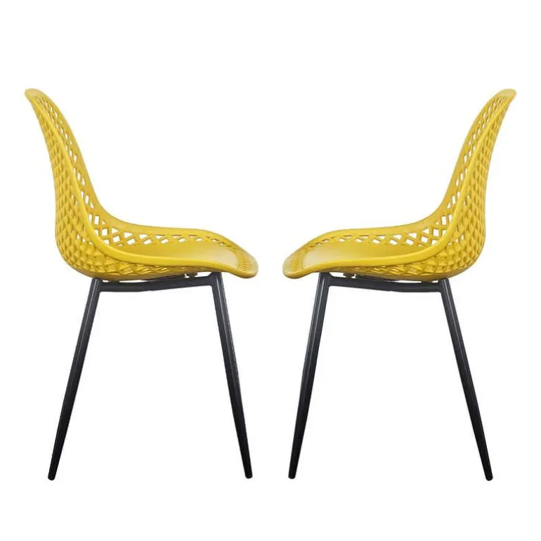 Chairs (Set of 2) - Yellow