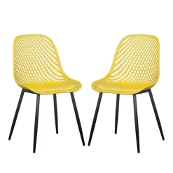 Chairs (Set of 2) - Yellow