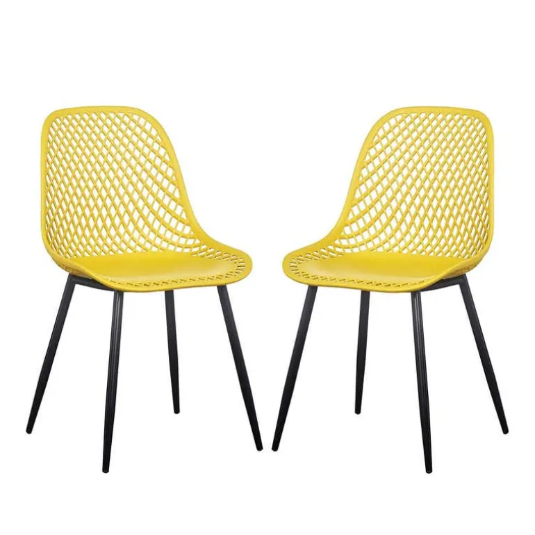 Chairs (Set of 2) - Yellow