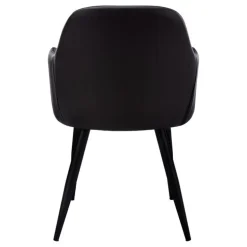 Chairs with Arms (Set of 2) - Black - Monarch