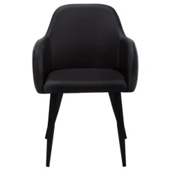 Chairs with Arms (Set of 2) - Black - Monarch