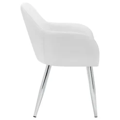 Chairs with Arms (Set of 2) - White - Monarch