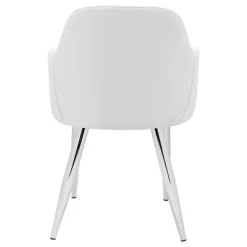 Chairs with Arms (Set of 2) - White - Monarch