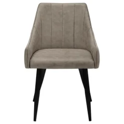 Chairs with Low Arms (Set of 2) - Taupe - Monarch