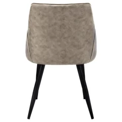Chairs with Low Arms (Set of 2) - Taupe - Monarch