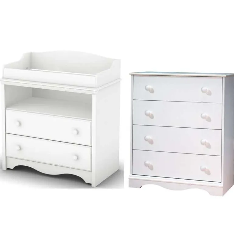 Changing Table And 4-Drawer Chest Set - South Shore