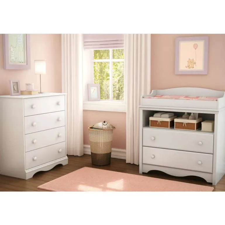 Changing Table And 4-Drawer Chest Set - South Shore