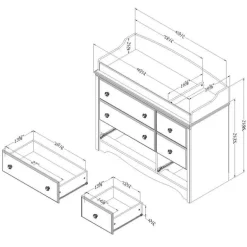 Changing Table/Dresser - South Shore