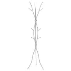 Coat rack - 8 hooks / branch shaped / contemporary hammered metal - 74