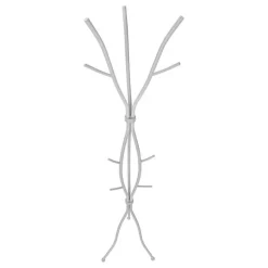 Coat rack - 8 hooks / branch shaped / contemporary hammered metal - 74