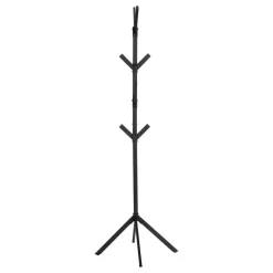 Coat rack - 70"h / black metal