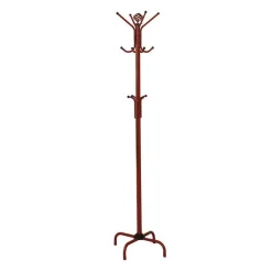 Coat rack - 70"h / red metal
